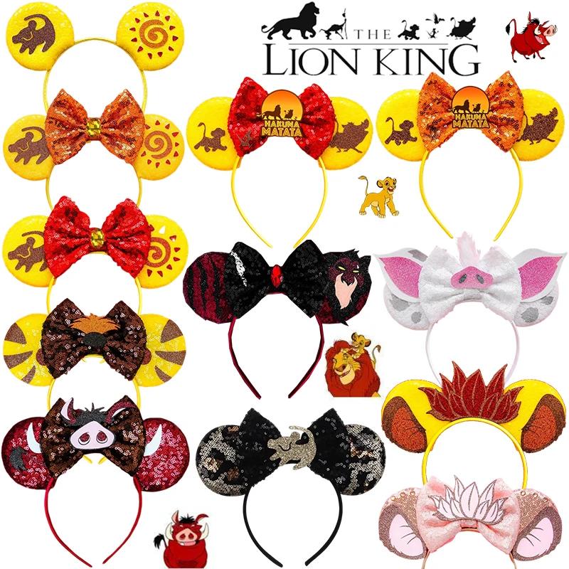  ̿ ŷ  Ӹ  ڽ Little Pumbaa Simba  ׼  HAKUNA MATATA Bow Hairband Kids